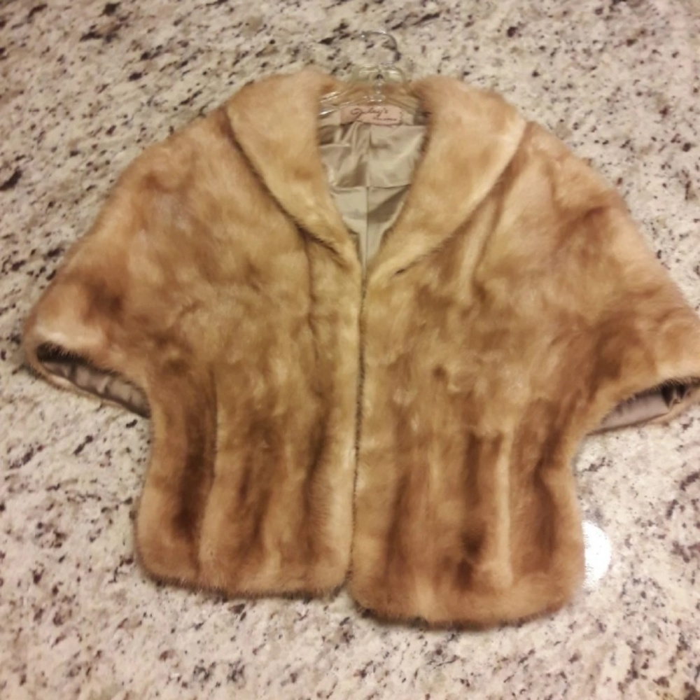 Vintage Foley's Fur shoulder coat